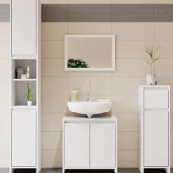 Badmöbel-Set Emma Weiß 4 Teile Vicco