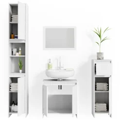 Badmöbel-Set Emma Weiß 4 Teile Vicco