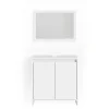 Badmöbel-Set Emma Weiß 2 Teile Vicco