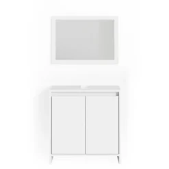 Badmöbel-Set Emma Weiß 2 Teile Vicco