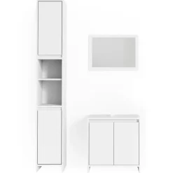 Badmöbel-Set Emma Weiß 3er Set Vicco