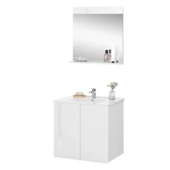 Badmöbel-Set Izan Weiß 2 Teile Vicco