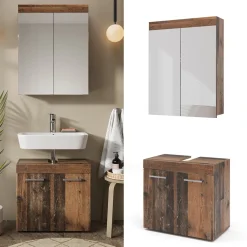 Badmöbel-Set Luna Oldstyle 2 Teile Vicco