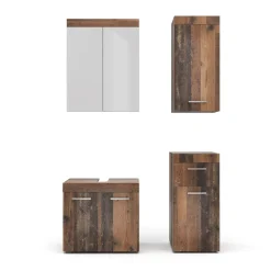 Badmöbel-Set Luna Oldstyle 4 Teile Vicco