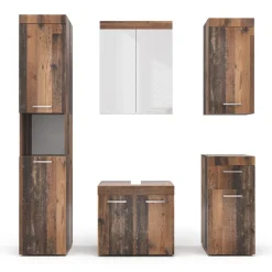 Badmöbel-Set Luna Oldstyle 5 Teile Vicco