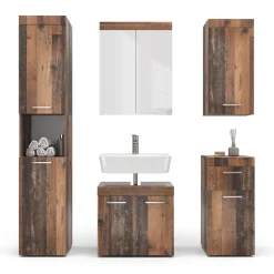 Badmöbel-Set Luna Oldstyle 5 Teile Vicco