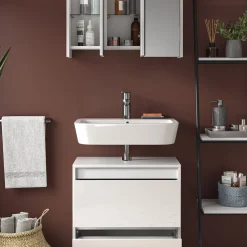 Badmöbel-Set Majest Weiß 2 Teile Vicco