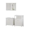 Badmöbel-Set Riad Weiß 3 Teile, Option 6 Vicco