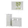 Badmöbel-Set Riad Weiß 3 Teile, Option 1 Vicco