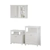 Badmöbel-Set Riad Weiß 3 Teile, Option 3 Vicco