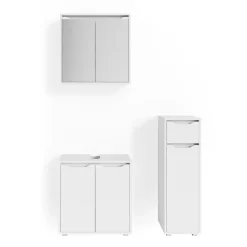 Badmöbel-Set Ruben Weiß 3 Teile Vicco