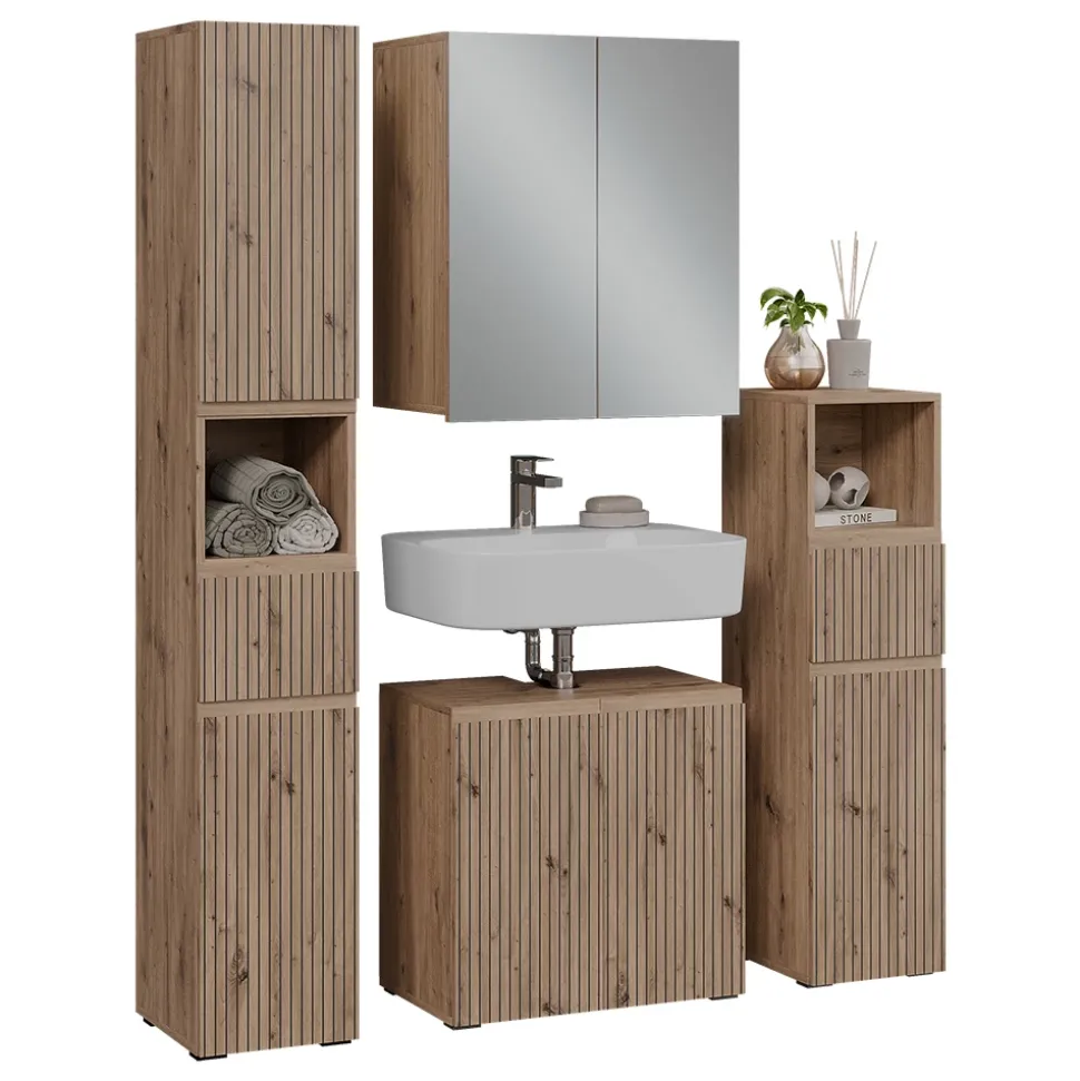 Badmöbel-Set Takumi Artisan 4 Teile Vicco