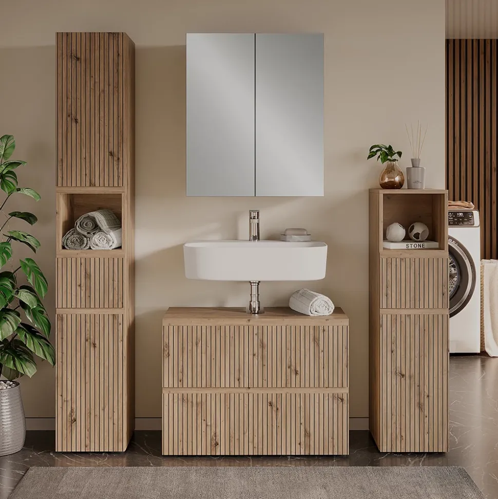 Badmöbel-Set Takumi Artisan 4 Teile Vicco