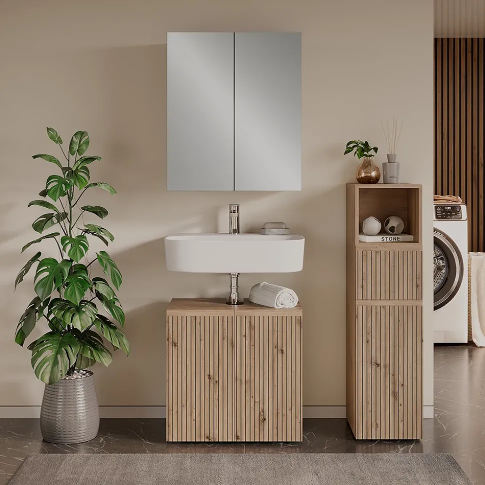 Badmöbel-Set Takumi Artisan 3 Teile Vicco