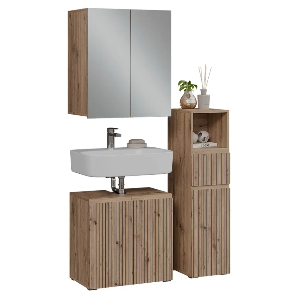 Badmöbel-Set Takumi Artisan 3 Teile Vicco