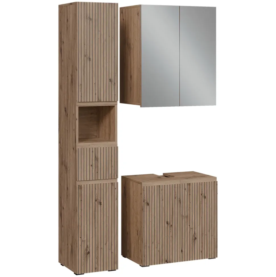 Badmöbel-Set Takumi Artisan 3 Teile Vicco