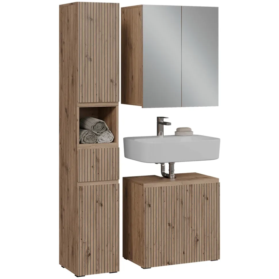 Badmöbel-Set Takumi Artisan 3 Teile Vicco
