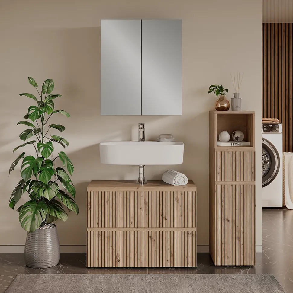 Badmöbel-Set Takumi Artisan 3 Teile Vicco
