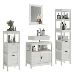 Badmöbel-Set Vilda Weiß 4 Teile Vicco