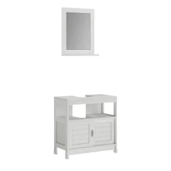 Badmöbel-Set Vilda Weiß 2 Teile Vicco