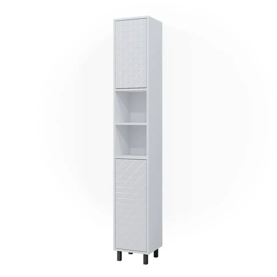 Badschrank Agasta Weiß 30 x 190.3 cm Vicco