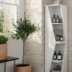 Badschrank Benno Weiß 31.6 x 70.5 cm mit 3 Ablagen Vicco