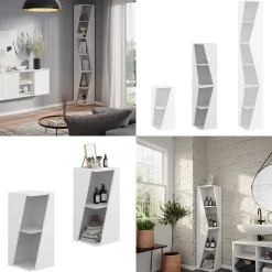 Badschrank Benno Weiß 31.6 x 70.5 cm mit 3 Ablagen Vicco