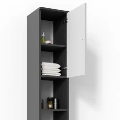 Badschrank Fynn Anthrazit 30 x 190 cm Vicco