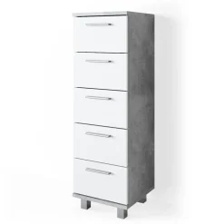 Badschrank Ilias Beton 30 x 95 cm Vicco