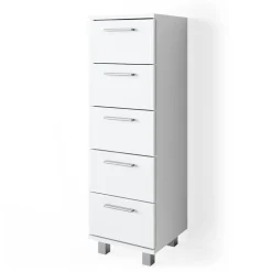 Badschrank Ilias Weiß 30 x 95 cm Vicco