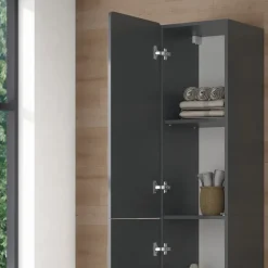 Badschrank Izan Grau 36.6 x 171.6 cm Vicco