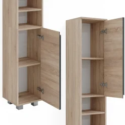 Badschrank J-Shape Sonoma 30 x 190 cm Vicco