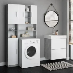 Badschrank Luis Beton 32 x 190 cm Vicco