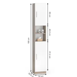 Badschrank Luis Sonoma 32 x 190 cm Vicco