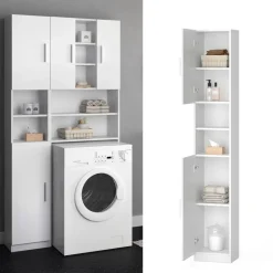 Badschrank Luis Weiß 32 x 190 cm Vicco