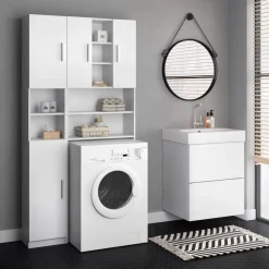 Badschrank Luis Weiß 32 x 190 cm Vicco