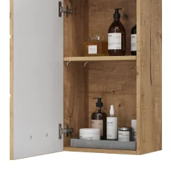 Badschrank Luna Eiche Wotan 37 x 77 cm Vicco