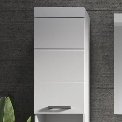 Badschrank Luna Weiß 37 x 190 cm Vicco