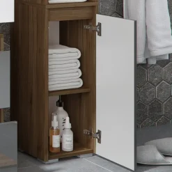 Badschrank Majest Anthrazit Hochglanz 30.2 x 191.5 cm Vicco