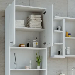 Badschrank Maris Weiß 56.1 x 190 cm Vicco