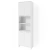 Badschrank Maris Weiß 56.1 x 190 cm Toilettenschrank Vicco