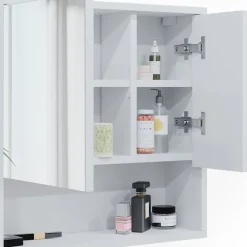 Badspiegelschrank Agasta Weiß 54 x 53 cm Vicco