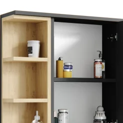 Badspiegelschrank Aquis Anthrazit 79.6 x 64 cm Vicco