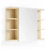 Badspiegelschrank Aquis Weiß 79.6 x 64 cm Vicco