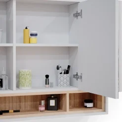 Badspiegelschrank Beatrice Weiß 80 x 72 cm Vicco