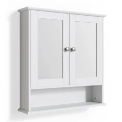 Badspiegelschrank Bianco Weiß 56 x 58 cm Vicco