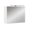 Badspiegelschrank Lavio Weiß 80 x 60 cm mit LED-Beleuchtung Vicco