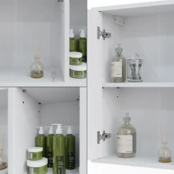 Badspiegelschrank Leano Weiß 60 x 60 cm Vicco