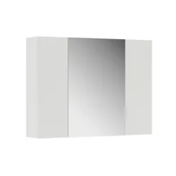 Badspiegelschrank Leopold Weiß 80 x 59.2 cm mit Regalen Vicco