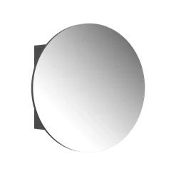 Badspiegelschrank Loki Anthrazit 50 x 50 cm mit 2 Fächern Vicco